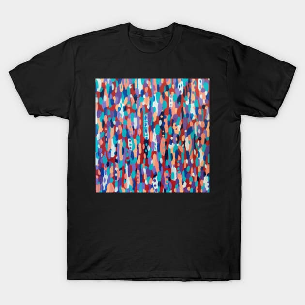 Ice Dance Abstract Art T-Shirt by DanielleGensler